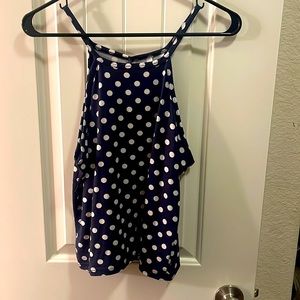 Size Large racer back crop top